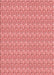 Patterned Pastel Pink Rug, pat3898rd