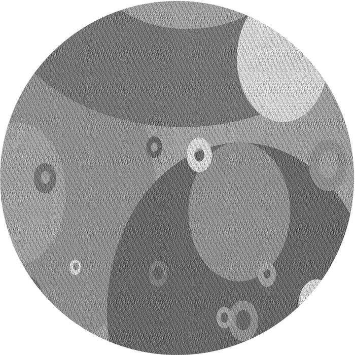 Square Patterned Gray Rug, pat3899gry