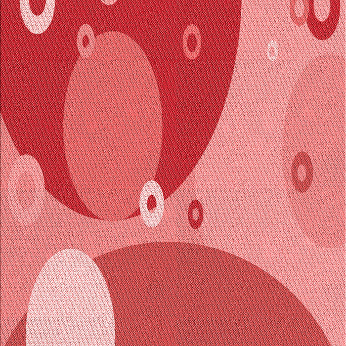 Patterned Red Rug, pat3899rd