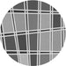 Square Patterned Silver Gray Rug, pat39gry