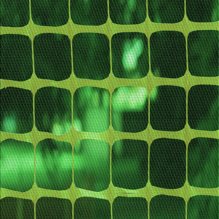 Patterned Deep Emerald Green Rug, pat390grn