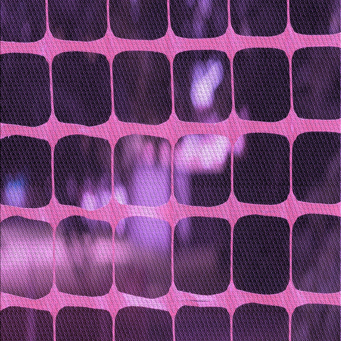 Machine Washable Transitional Dark Purple Rug, wshpat390pur