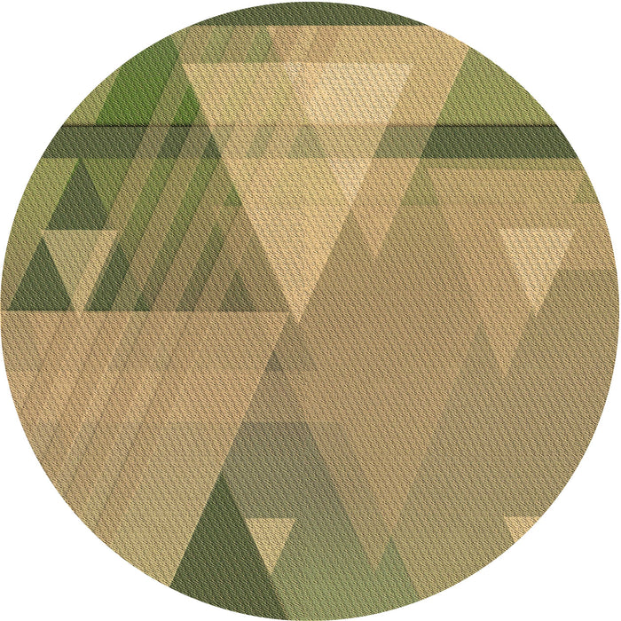 Square Machine Washable Transitional Metallic Gold Rug in a Living Room, wshpat3900brn