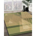 Machine Washable Transitional Metallic Gold Rug in a Family Room, wshpat3900brn