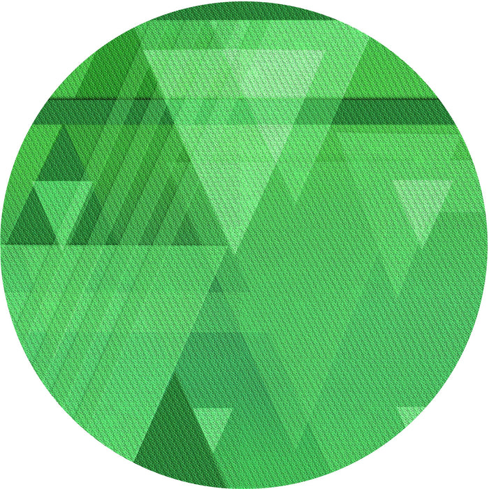 Square Machine Washable Transitional Neon Green Rug in a Living Room, wshpat3900grn