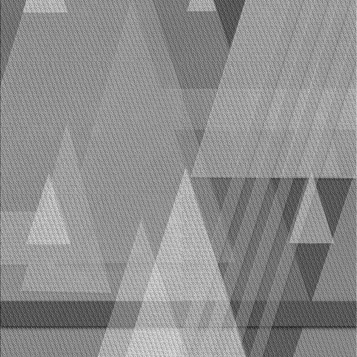 Patterned Dark Gray Rug, pat3900gry