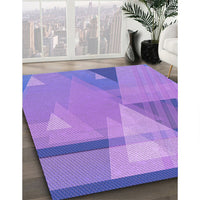 Patterned Purple Rug, pat3900pur