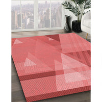 Patterned Red Rug, pat3900rd