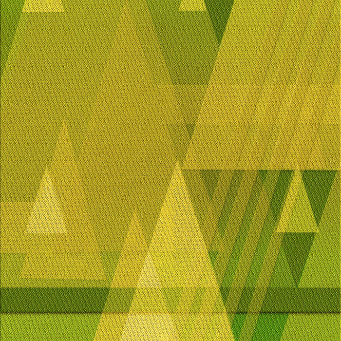 Patterned Dark Yellow Green Rug, pat3900yw