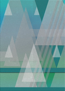 Patterned Tiffany Blue Novelty Rug, pat3900