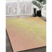 Machine Washable Transitional Golden Gold Rug in a Family Room, wshpat3901brn