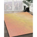 Machine Washable Transitional Orange Rug in a Family Room, wshpat3901org