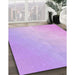 Machine Washable Transitional Purple Rug in a Family Room, wshpat3901pur