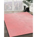 Machine Washable Transitional Red Rug in a Family Room, wshpat3901rd