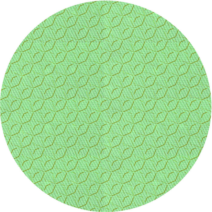 Square Machine Washable Transitional Green Rug in a Living Room, wshpat3902grn