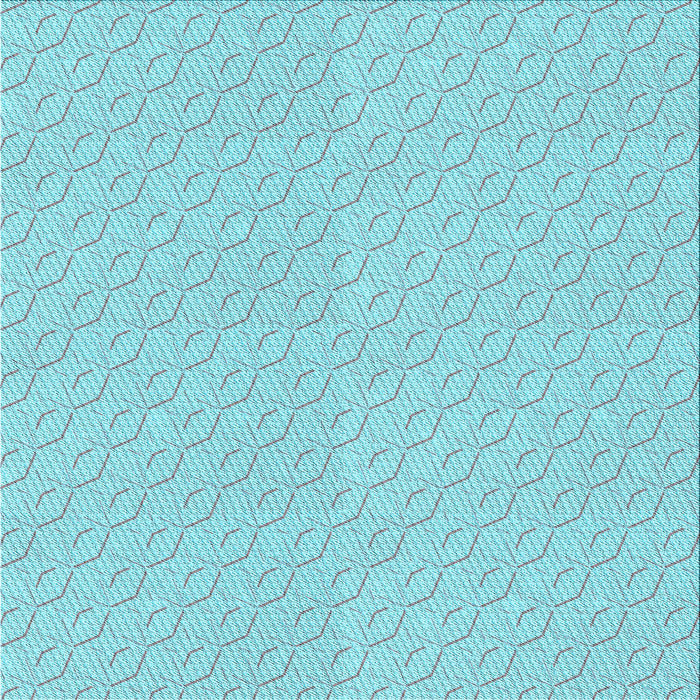 Round Patterned Blue Turquoise Green Rug, pat3902lblu