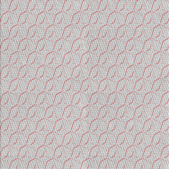 Patterned Platinum Gray Novelty Rug, pat3902