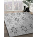 Patterned Gray Rug in Family Room, pat3903gry