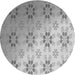 Square Patterned Gray Rug, pat3903gry