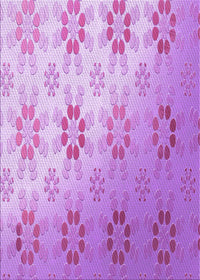 Machine Washable Transitional Pastel Purple Pink Rug, wshpat3903pur