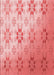 Patterned Pastel Pink Rug, pat3903rd