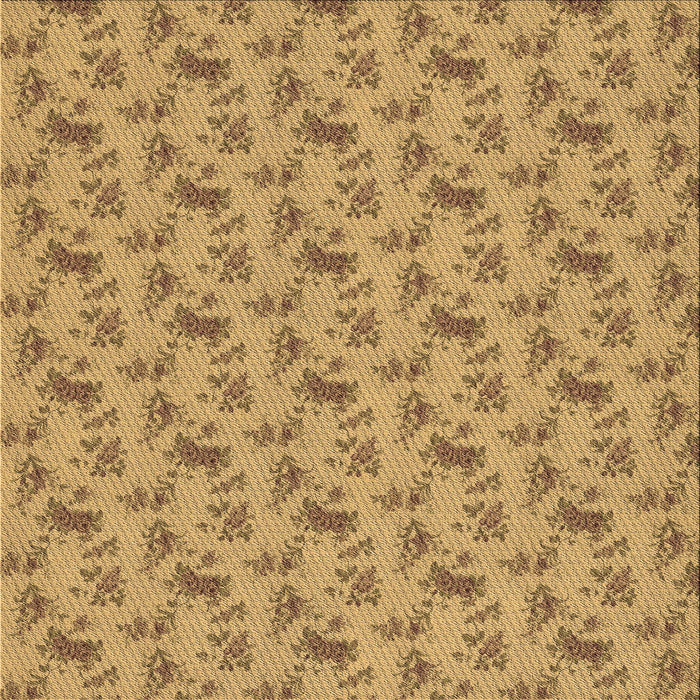 Round Patterned Orange Rug, pat3904brn