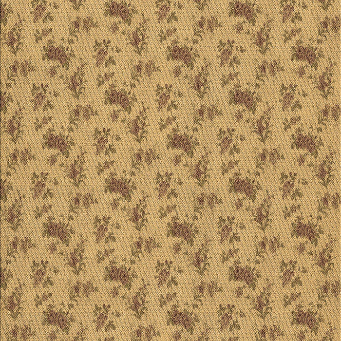 Patterned Orange Rug, pat3904brn