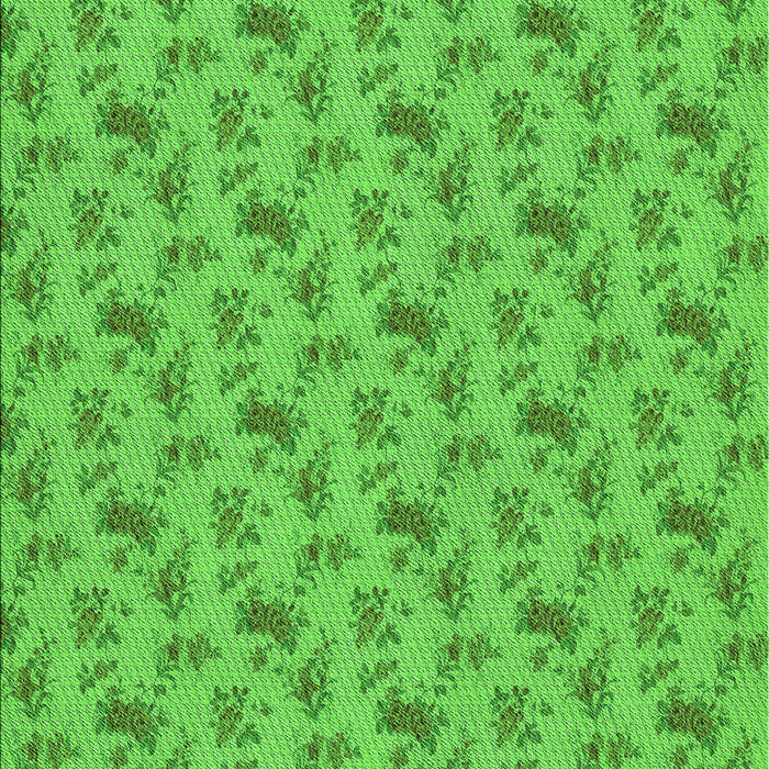 Patterned Emerald Green Rug, pat3904grn