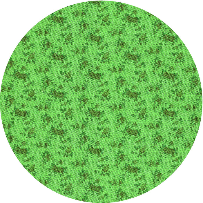 Square Patterned Emerald Green Rug, pat3904grn