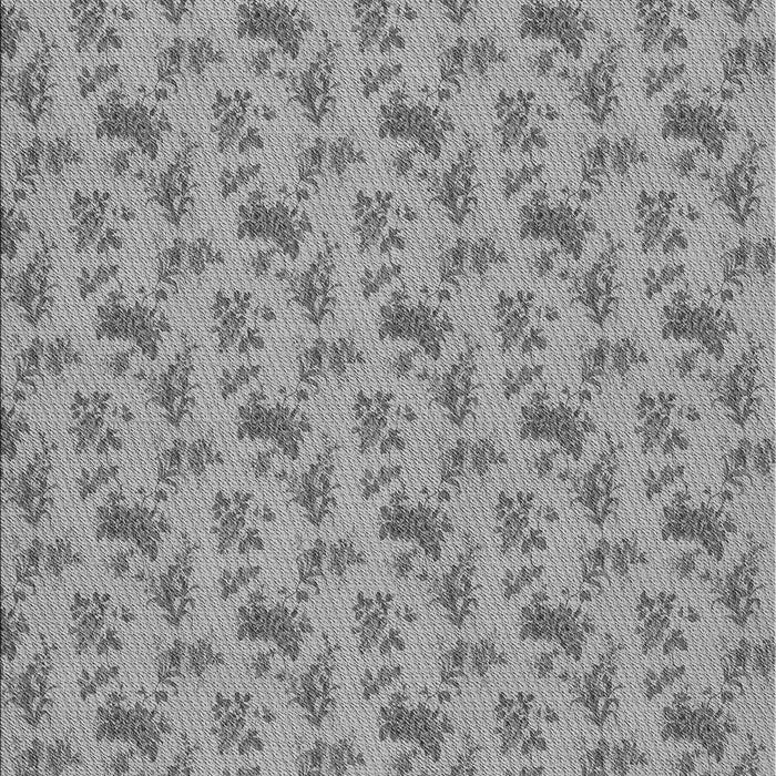Machine Washable Transitional Cloud Gray Rug, wshpat3904gry