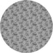 Square Patterned Cloud Gray Rug, pat3904gry
