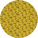 Square Patterned Deep Yellow Rug, pat3904yw