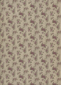 Machine Washable Transitional Brown Rug, wshpat3904