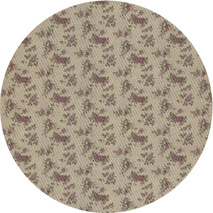 Sideview of Patterned Brown Novelty Rug, pat3904
