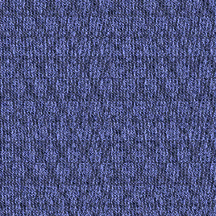 Machine Washable Transitional Blue Rug, wshpat3905blu