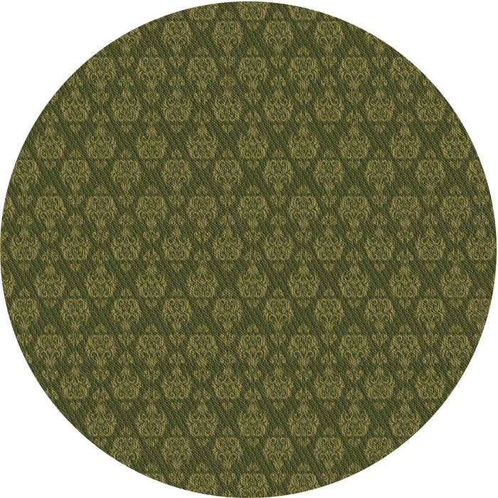 Square Patterned Milk Chocolate Brown Rug, pat3905brn