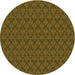 Square Machine Washable Transitional Bakers Brown Rug in a Living Room, wshpat3905org