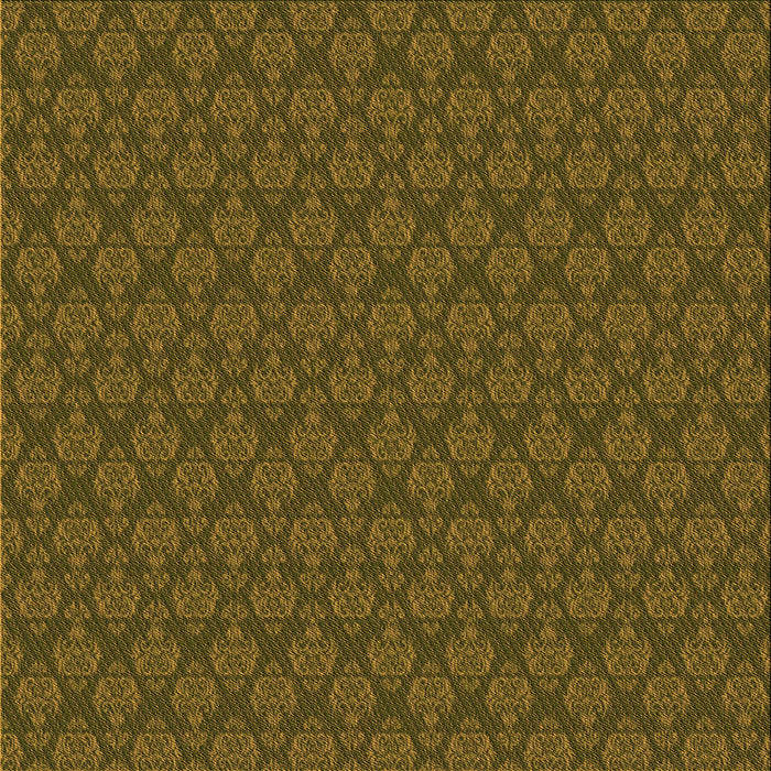 Round Patterned Bakers Brown Rug, pat3905org