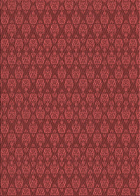 Machine Washable Transitional Red Rug, wshpat3905rd