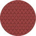 Square Machine Washable Transitional Red Rug in a Living Room, wshpat3905rd