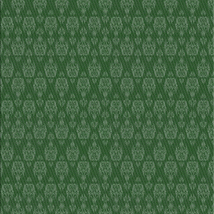 Machine Washable Transitional Deep Emerald Green Rug, wshpat3905