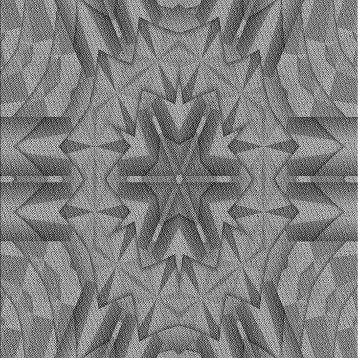 Patterned Ash Gray Rug, pat3906gry