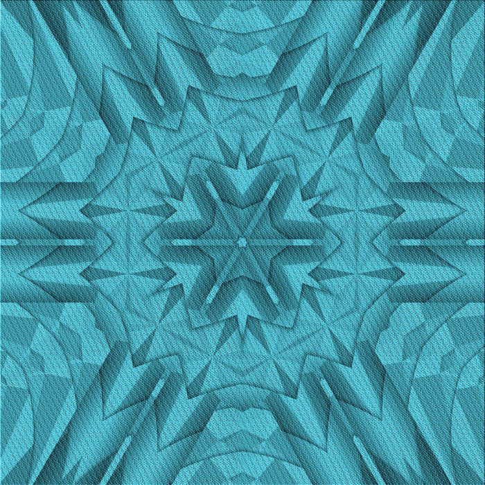 Round Patterned Dark Cyan Green Rug, pat3906lblu