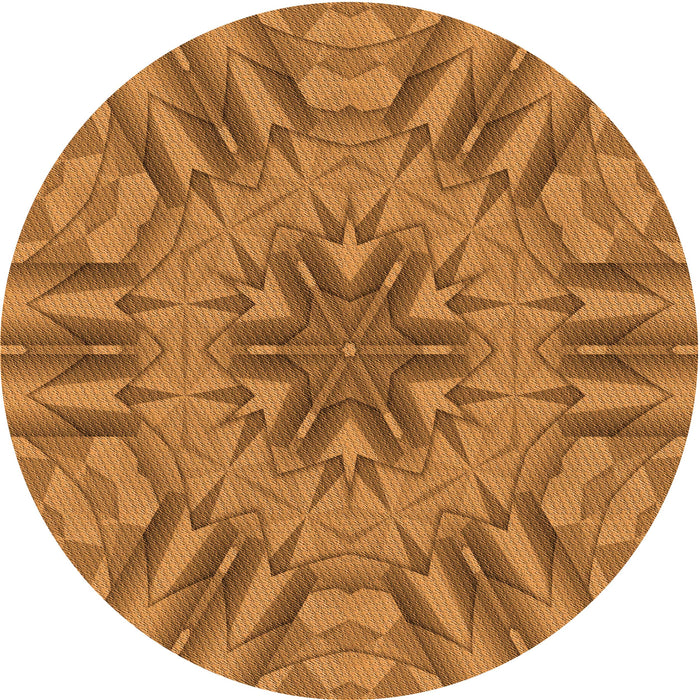 Square Machine Washable Transitional Mahogany Brown Rug in a Living Room, wshpat3906org