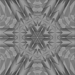 Square Patterned Dark Gray Novelty Rug, pat3906