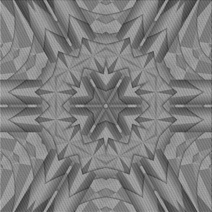 Square Patterned Dark Gray Novelty Rug, pat3906