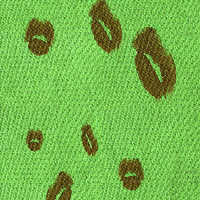 Patterned Emerald Green Rug, pat3907grn