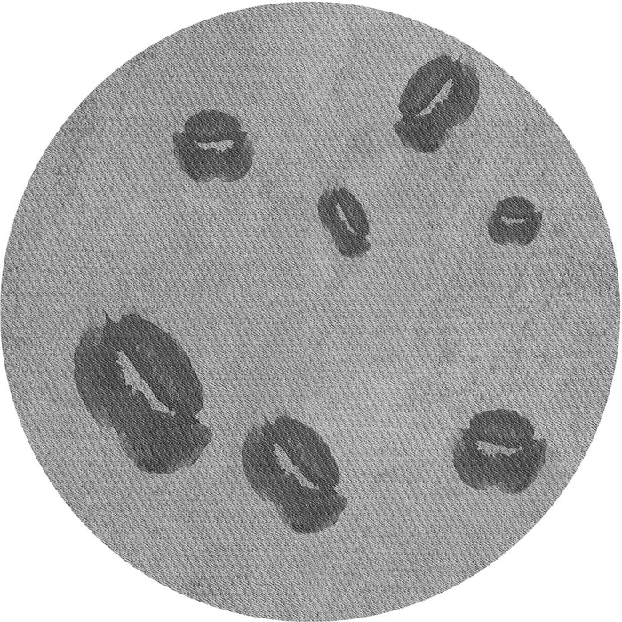 Square Patterned Cloud Gray Rug, pat3907gry