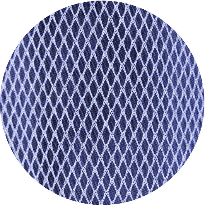 Square Patterned Denim Dark Blue Rug, pat3908blu