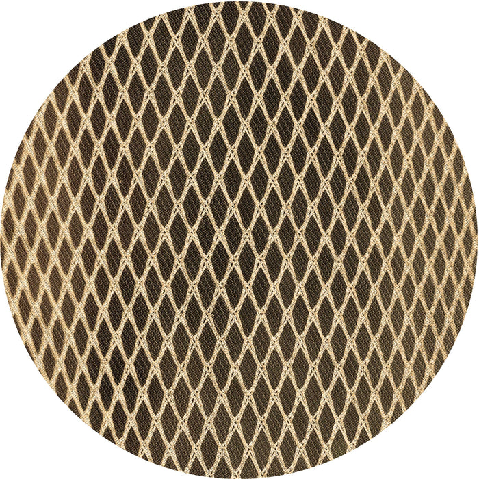 Square Patterned Brown Sand Brown Rug, pat3908brn